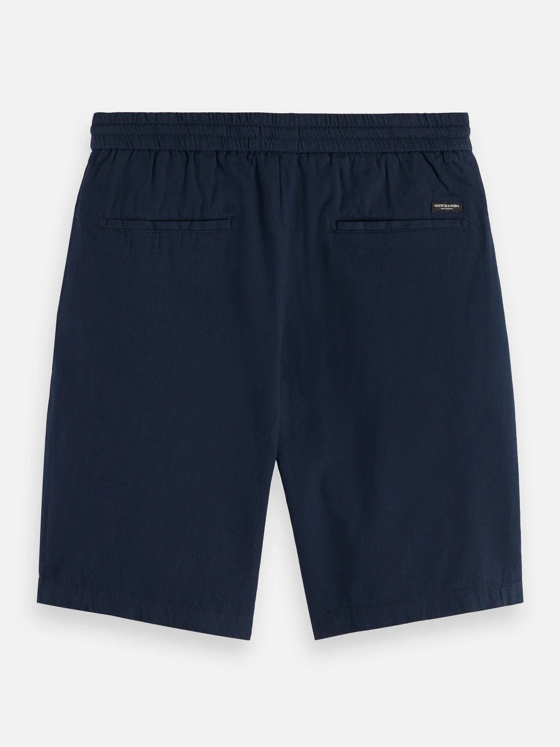 Core Fave Cotton-Linen Twill Bermuda Short Men Shorts Scotch Soda Homme Navy 34