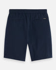 Core Fave Cotton-Linen Twill Bermuda Short Men Shorts Scotch Soda Homme Navy 34