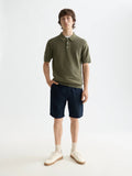 Core Fave Cotton-Linen Twill Bermuda Short Men Shorts Scotch Soda Homme Navy 29