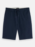 Core Fave Cotton-Linen Twill Bermuda Short Men Shorts Scotch Soda Homme Navy 33
