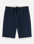 Core Fave Cotton-Linen Twill Bermuda Short Men Shorts Scotch Soda Homme Navy 33