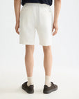 Core Fave Cotton-Linen Twill Bermuda Short Men Shorts Scotch Soda Homme OFF WHITE 31