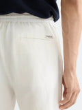 Core Fave Cotton-Linen Twill Bermuda Short Men Shorts Scotch Soda Homme OFF WHITE 32