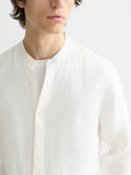 Core Linen Shirt LS Stand Collar Scotch Soda Homme