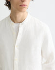Core Linen Shirt LS Stand Collar Men Shirts Scotch Soda Homme
