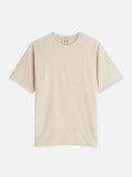 Core Raw-Edged Relaxed-Fit Garment-Dyed T-Shirt Men T-Shirts Scotch Soda Homme Oatmeal Melange L