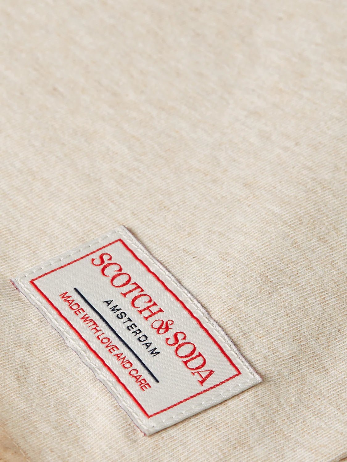 Core Raw-Edged Relaxed-Fit Garment-Dyed T-Shirt Men T-Shirts Scotch Soda Homme