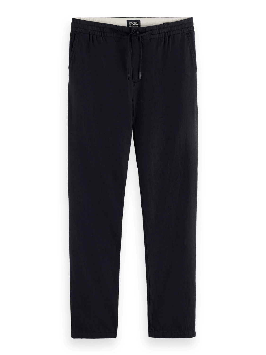 Core Warren Cotton/Linen Twill Jogger Men Trousers Scotch Soda Homme Night 33-32