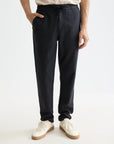 Core Warren Cotton/Linen Twill Jogger Men Trousers Scotch Soda Homme Night 31-30
