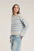 Cotton Cashmere Sweater Woman VELVET S Light Heather