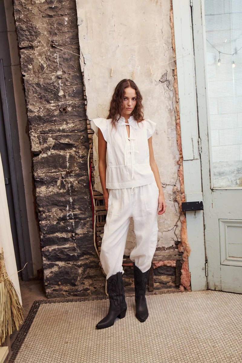 CRISSY BLOUSE Blouses Melissa Nepton OFF WHITE S