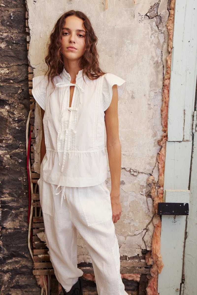 CRISSY BLOUSE Blouses Melissa Nepton OFF WHITE XS