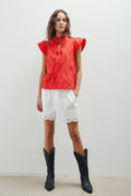 CRISSY BLOUSE Blouses Melissa Nepton Orange S
