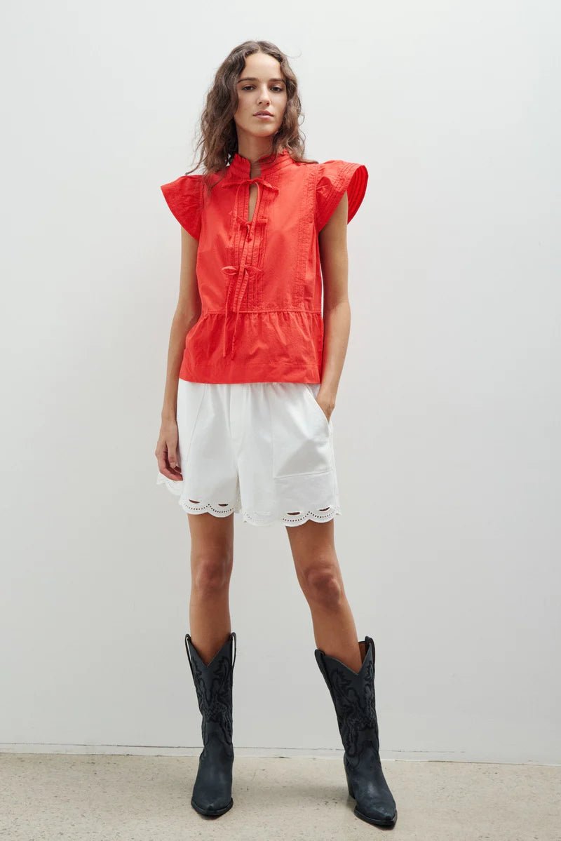 CRISSY BLOUSE Blouses Melissa Nepton Orange S
