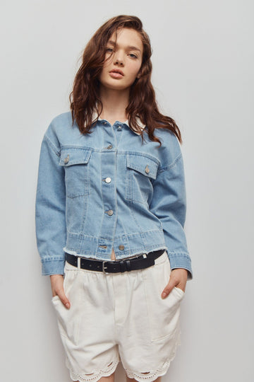 DINA JACKET Melissa Nepton Lt Blue Denim XS