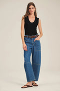 DS GAUZY WHISPER CLASSICS TANK VELVET BLACK S