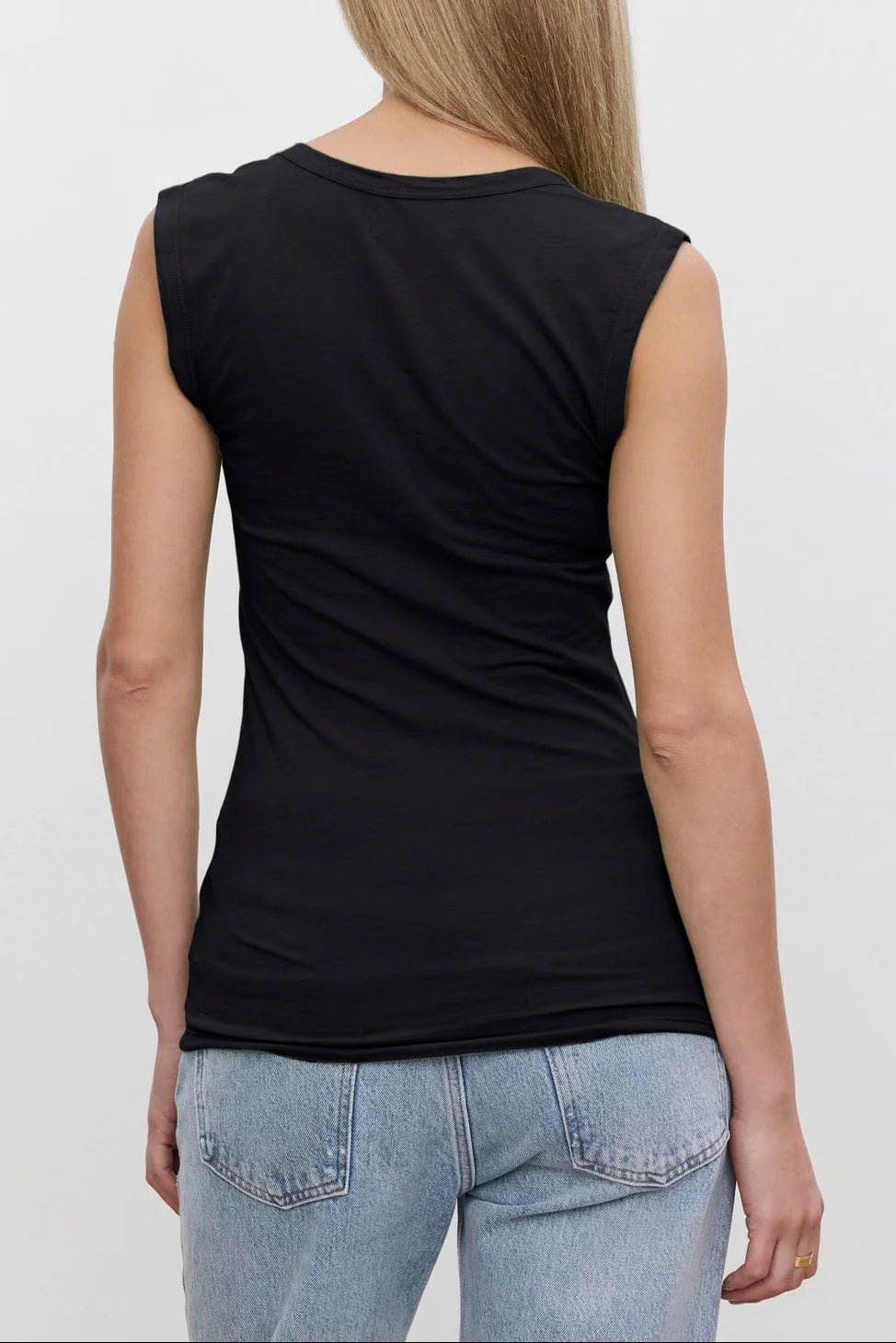 DS GAUZY WHISPER CLASSICS TANK VELVET BLACK L