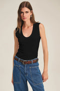 DS GAUZY WHISPER CLASSICS TANK VELVET BLACK XS