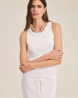 DS MODAL RIB TANK T-Shirts VELVET WHITE S