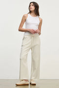 DS MODAL RIB TANK T-Shirts VELVET WHITE XL