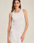 DS MODAL RIB TANK T-Shirts VELVET WHITE XS