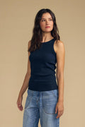 DS Modal Rib Tank Woman VELVET L Navy