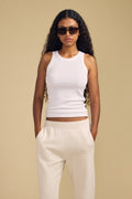DS Modal Rib Tank Woman VELVET XS White