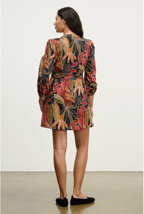 Ds Printed Cotton Cambric Dress VELVET VELVET