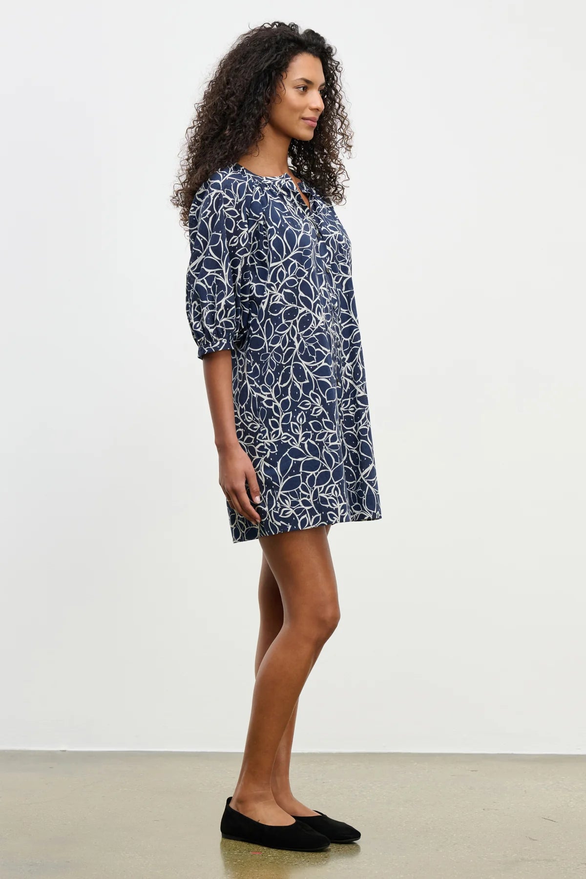 Ds Printed Voile Dress VELVET VELVET