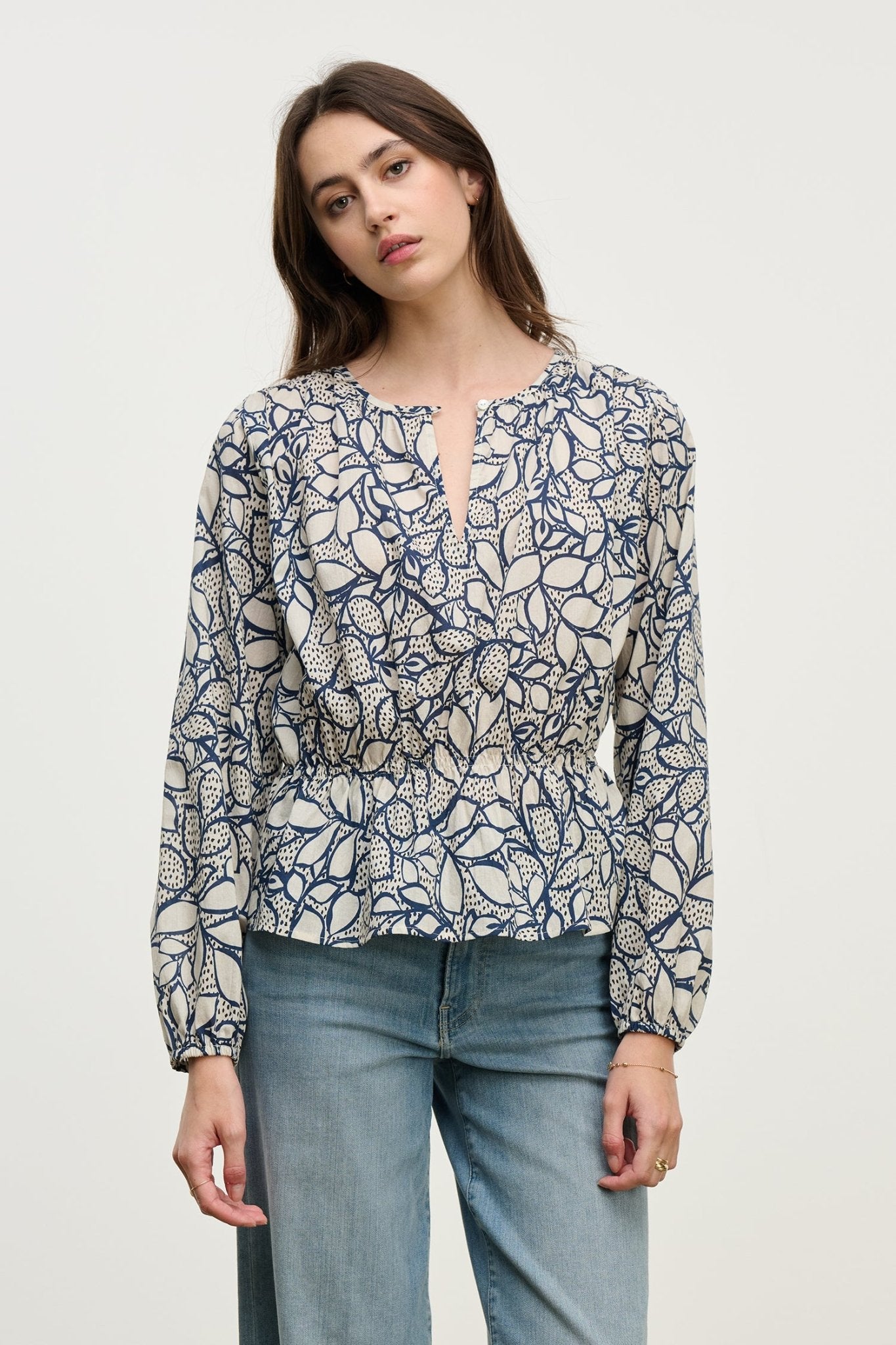 Ds Printed Voile Top VELVET VELVET