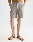 Fave Cotton-Linen Yarn-Dyed Ragular-Fit Bermuda Shorts Men Shorts Scotch Soda Homme Cathay Spice Dobby 30