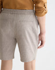 Fave Cotton-Linen Yarn-Dyed Ragular-Fit Bermuda Shorts Men Shorts Scotch Soda Homme Cathay Spice Dobby 32