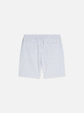 Fave Cotton-Linen Yarn-Dyed Regular-Fit Bermuda Shorts Men Shorts Scotch Soda Homme Infinity Stripe 34