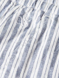 Fave Cotton-Linen Yarn-Dyed Regular-Fit Bermuda Shorts Men Shorts Scotch Soda Homme Infinity Stripe 36