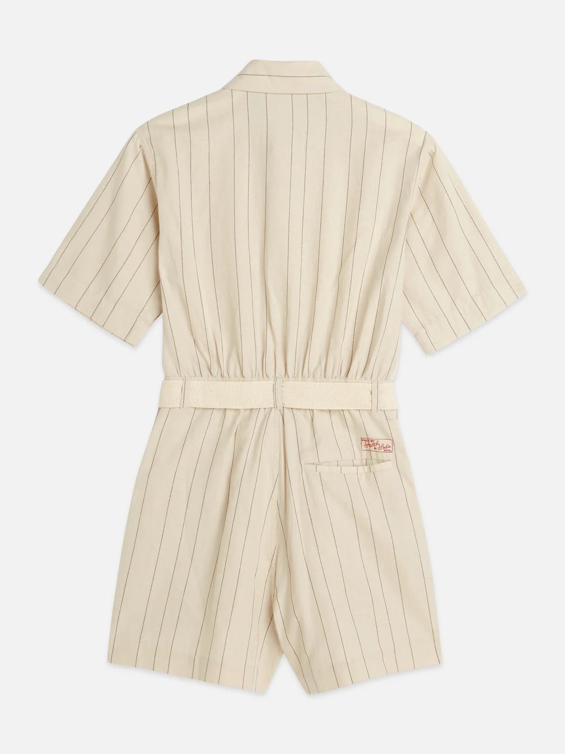 Feminine Cotton-Linen Playsuit Dresses Scotch Soda Femme