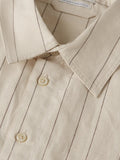 Feminine Cotton-Linen Playsuit Dresses Scotch Soda Femme Fog Stripe L