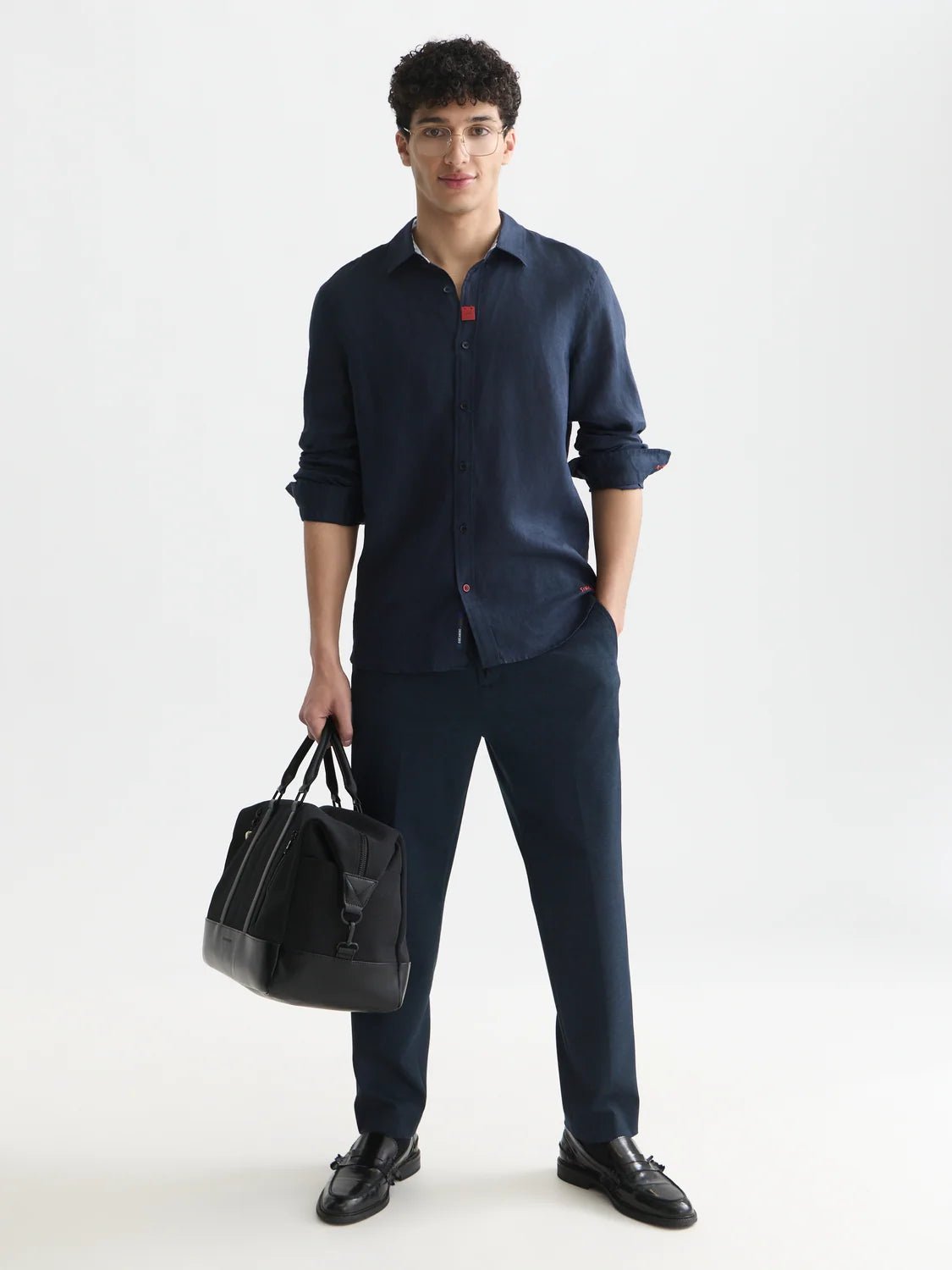 Finch Tailored Yarn-Dyed Technical Jersey Jogger Man Scotch & Soda Sky Captain 28/30