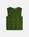 Flame Embroidery Top Blouses Scotch Soda Femme Garden Green 38