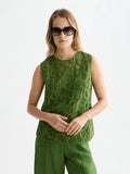 Flame Embroidery Top Blouses Scotch Soda Femme