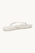 Flip Flop with Glitter ILSE JACOBSEN CREME 42