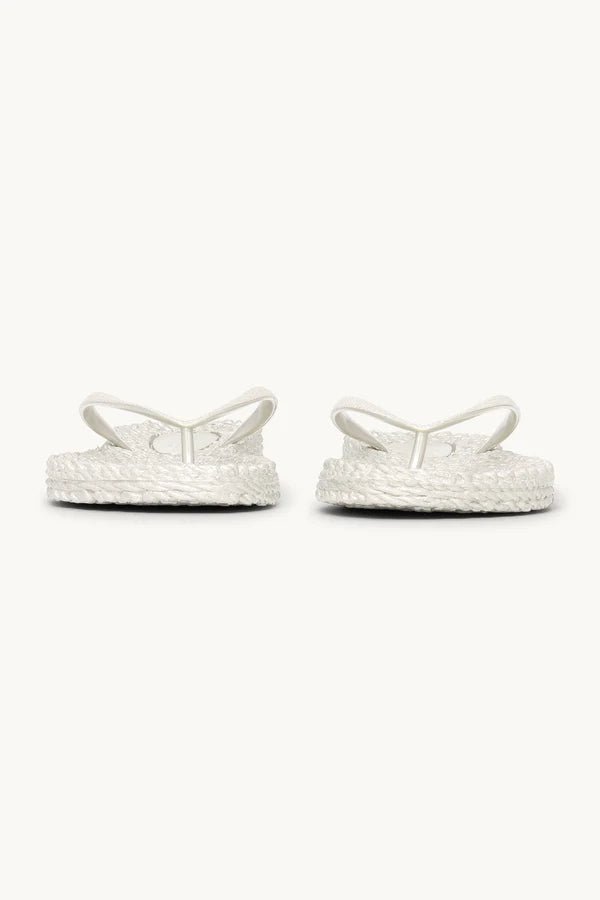 Flip Flop with Glitter ILSE JACOBSEN CREME 38