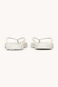 Flip Flop with Glitter ILSE JACOBSEN CREME 39