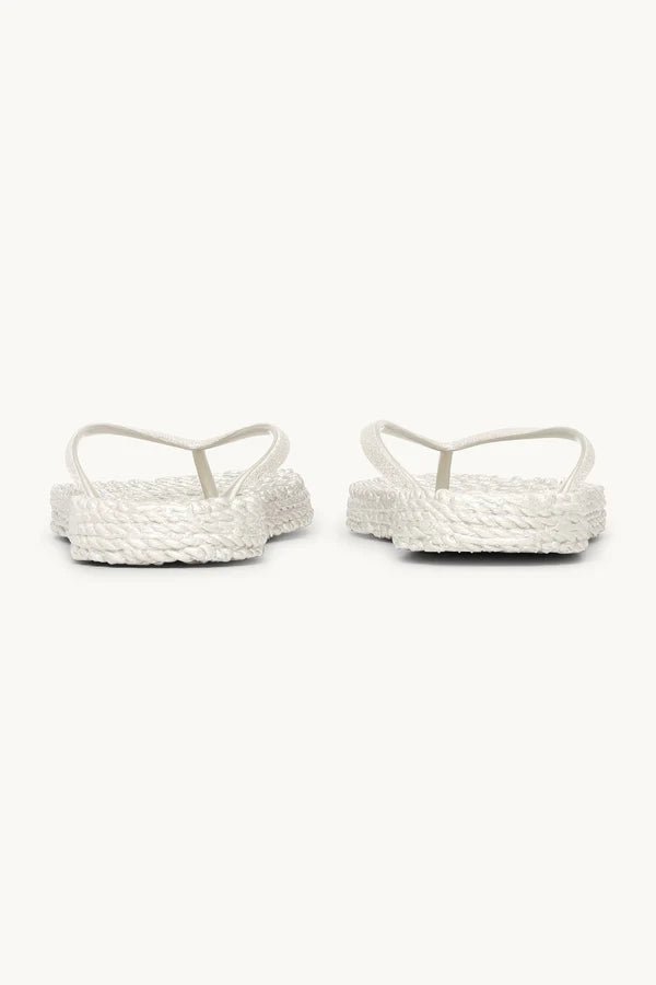 Flip Flop with Glitter ILSE JACOBSEN CREME 39