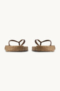 Flip Flop with Glitter ILSE JACOBSEN Mocca 39