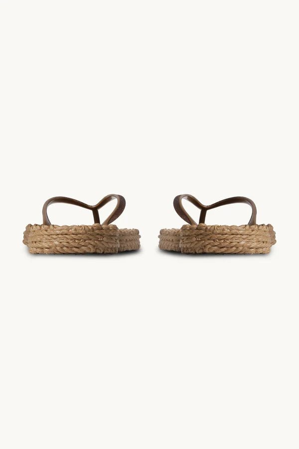 Flip Flop with Glitter ILSE JACOBSEN Mocca 39