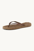 Flip Flop with Glitter ILSE JACOBSEN Mocca 41