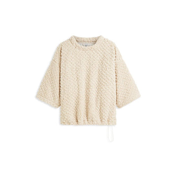 Fluffy Oversized Sweater Woman SUMMUM XS/TP LIGHT-TAUPE