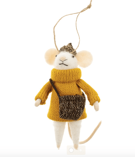 FRANKIE MOUSE ORNAMENT Indaba trading co