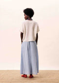 FRNCH COBALT SKIRT FRNCH BLEU CLAIR M/L -M