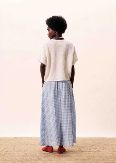 FRNCH COBALT SKIRT FRNCH BLEU CLAIR M/L -M